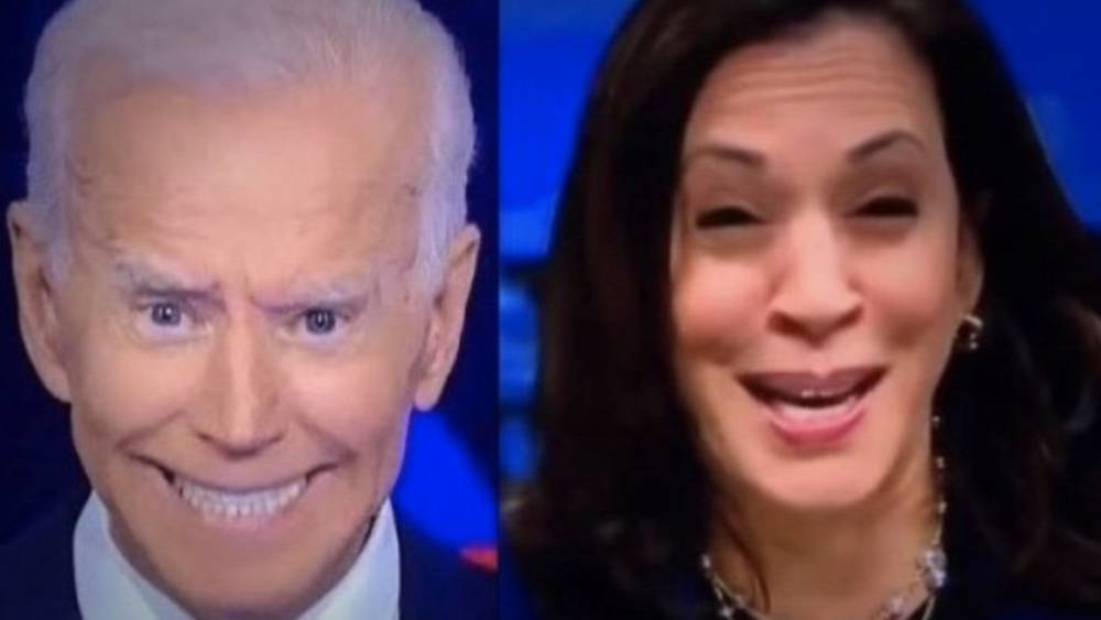 Joe Biden looks as pathetic as ever while he and Kamala Harris run America ...